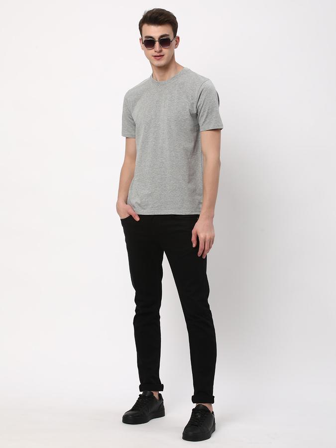 Men Regular Fit Round-Neck T-Shirt image number 1