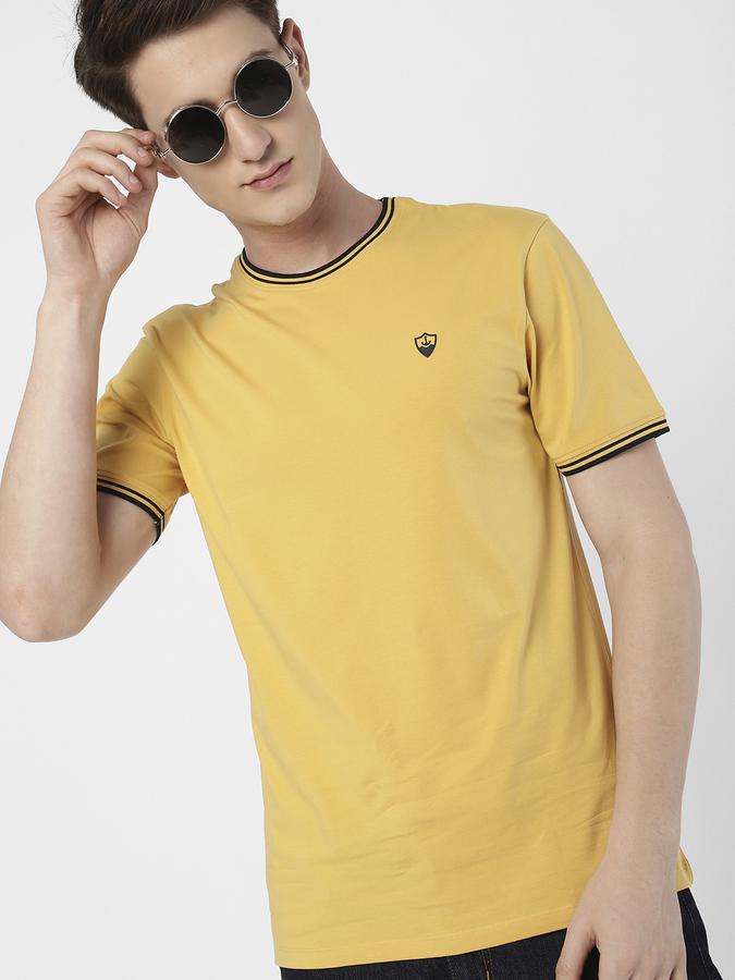R&B Men Yellow T-Shirt