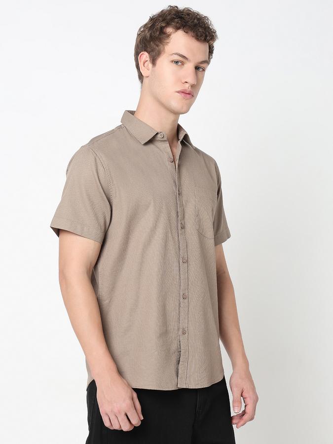 R&B MENS Long sleeves Casual Solid SHIRT image number 2