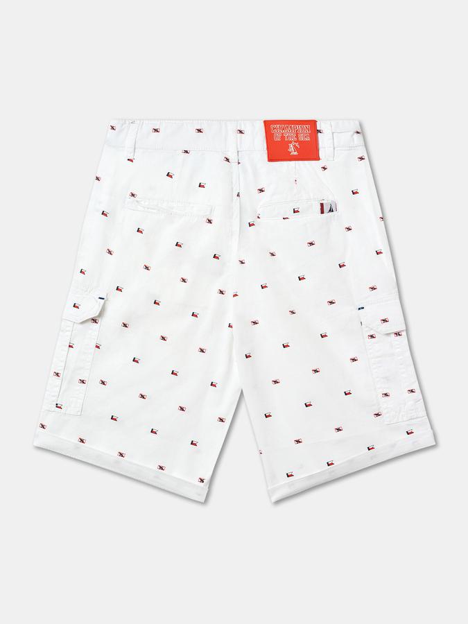 R&B Boys White Shorts & 3/4Ths image number 1