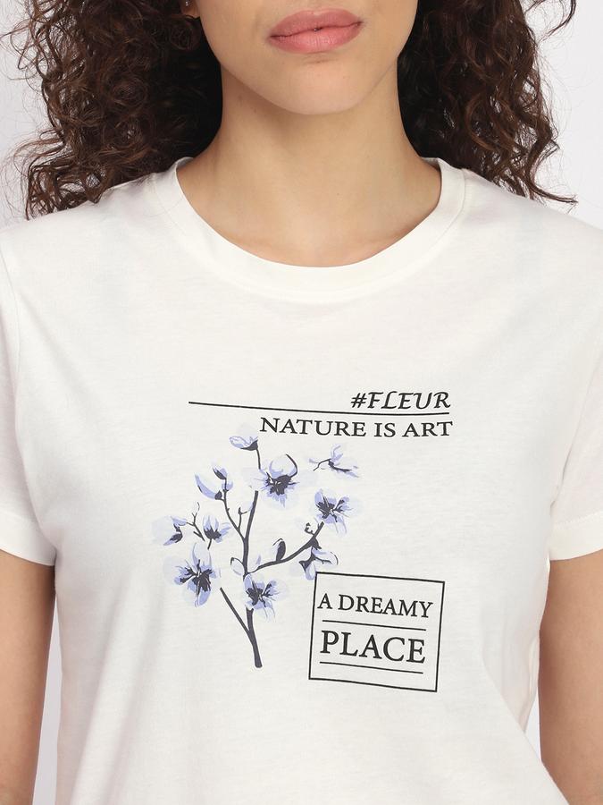 Women Cotton Slim Fit Elastic Waist Printed Pajama Pants