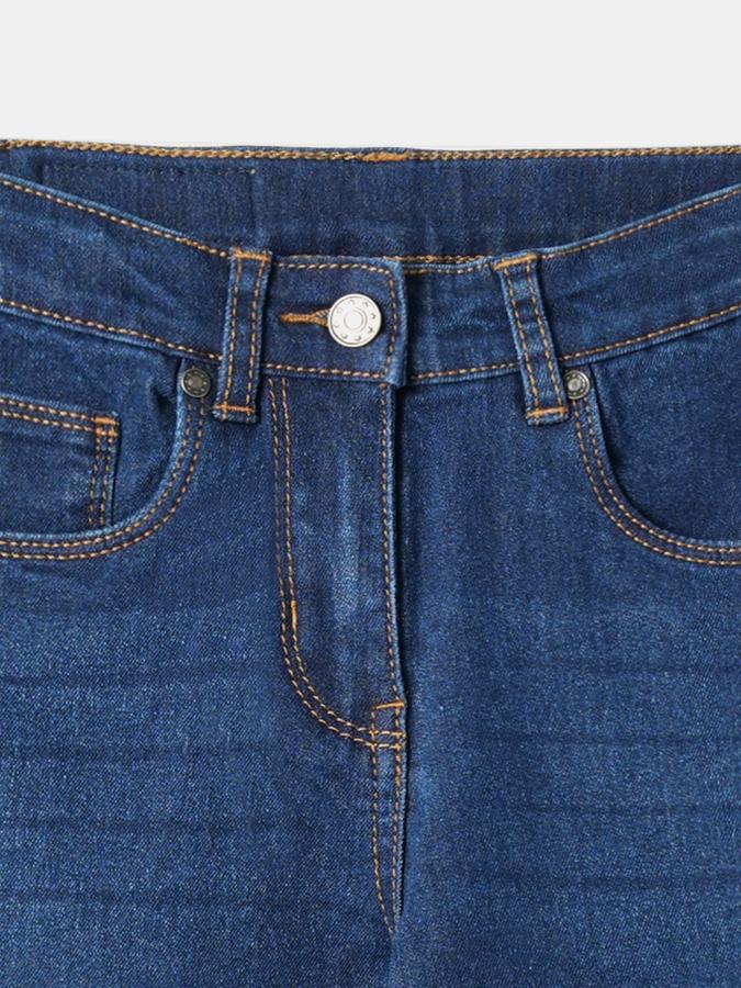 Girls Denim Regular Fit Mid-Rise Clean Look Jeans