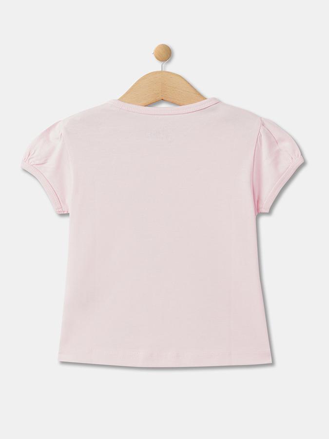 Girls Graphic Print Regular Print Round-Neck T-Shirt image number 1