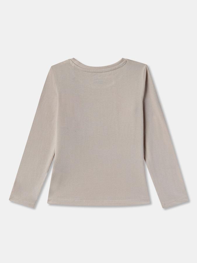 Girls Graphic Print Pure Cotton Regular T Shirt image number 1