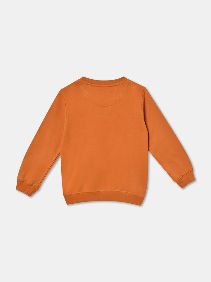Girls Graphic Regular Fit Full Sleeve Crew Neck SweaT-Shirt