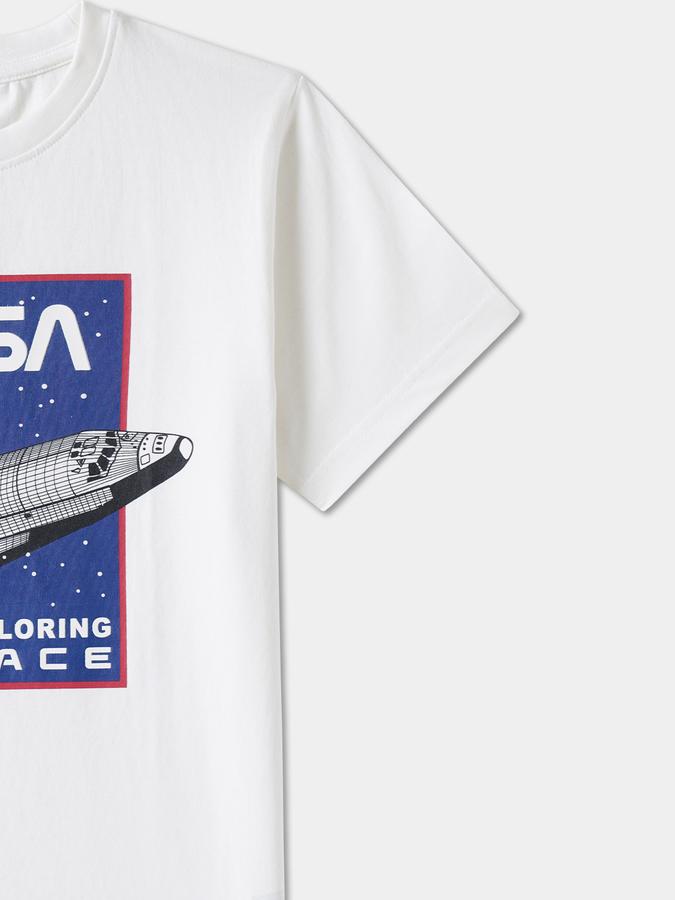 Boys Cotton Regular Fit Crew Neck Graphic T-shirt