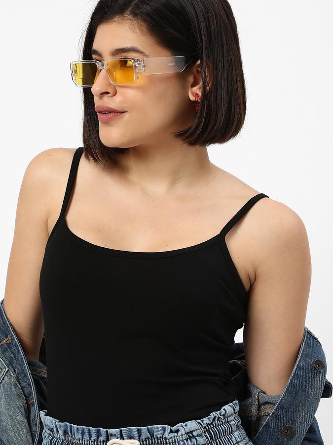 R&B Women Black Camisoles