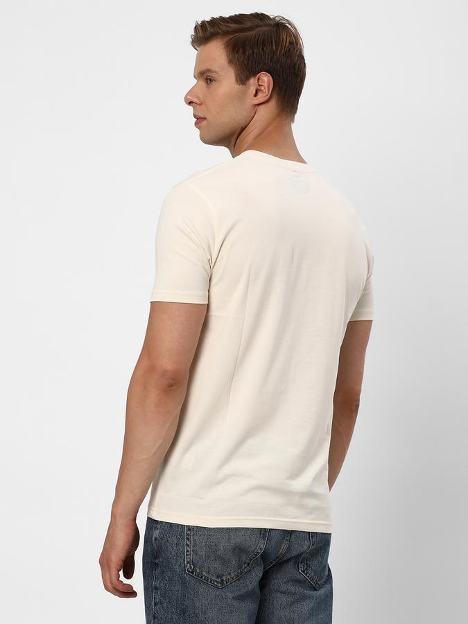 Men Typographic Print Round-Neck T-Shirt image number 2