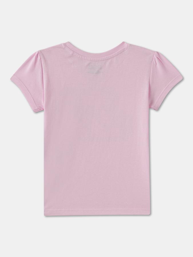 Girls Graphic Print Pure Cotton Regular T Shirt image number 1