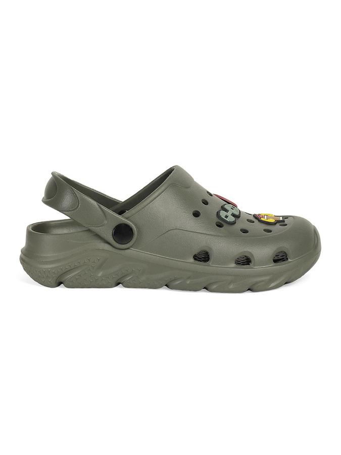R&B Green EVA Embellished Boys Clogs