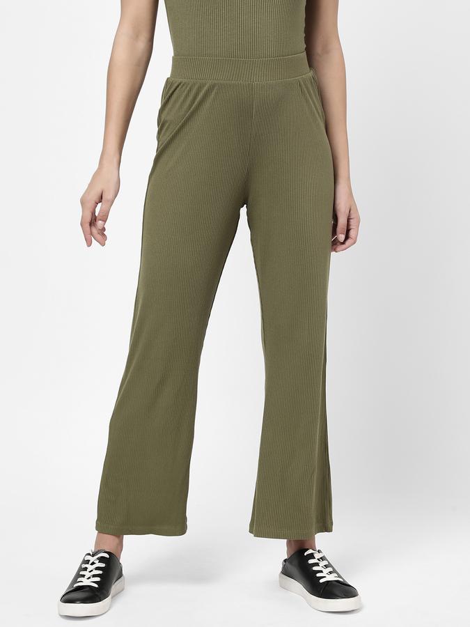 R&B Women's Flared Rib Pants