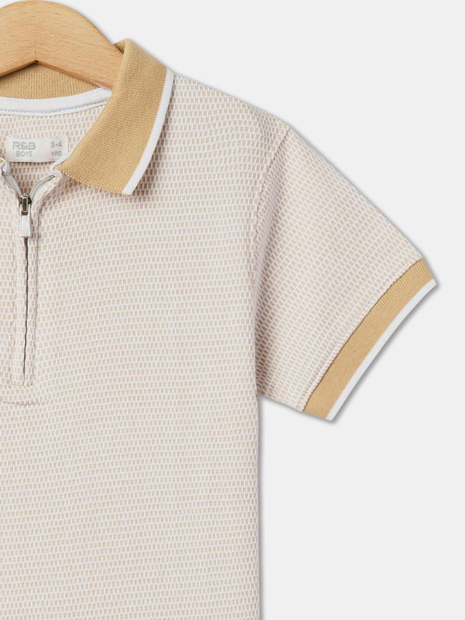 Boys Relaxed Fit Polo T-Shirt image number 2