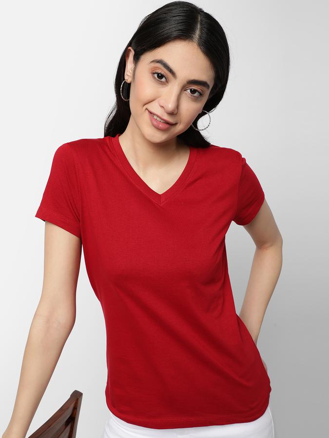 R&B Red Women Tops & T-Shirts image number 0