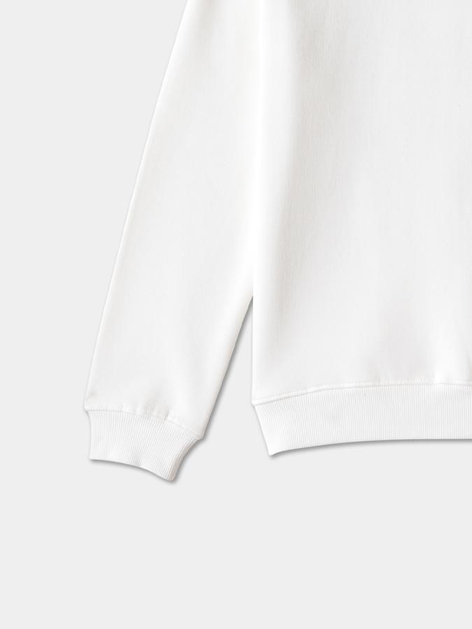 Boys Cotton Blend Relaxed Fit Crew Neck Graphic Sweatshirt