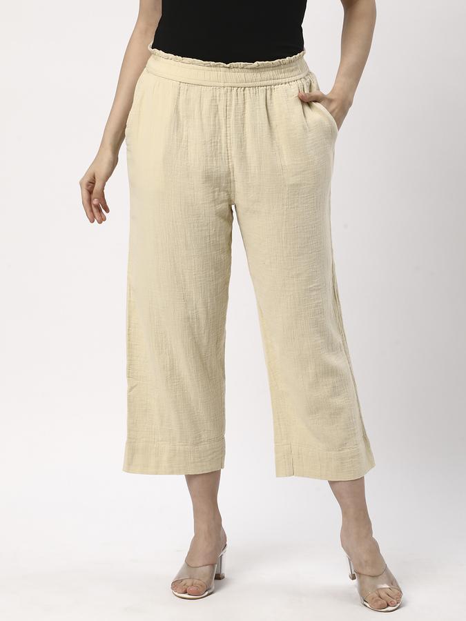 Women Solid Pants & Trousers image number 0