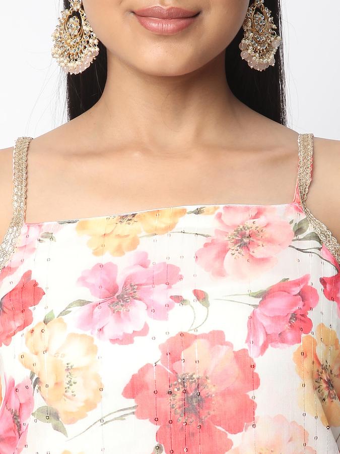 Women Polyester Printed Kurta and Palazzo Set