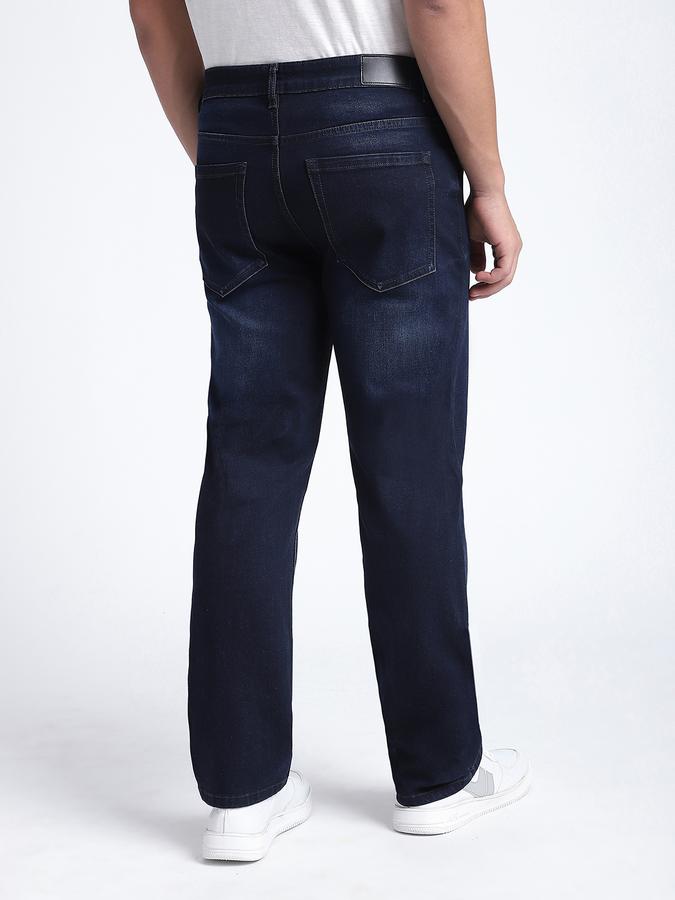 Men Cotton Blend Carrot Fit Flat Front Five Pocket Pants