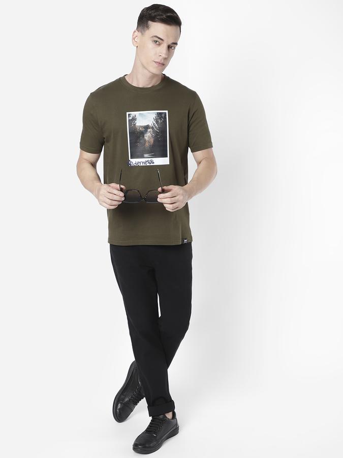 R&B Men Olive T-Shirts data-index=