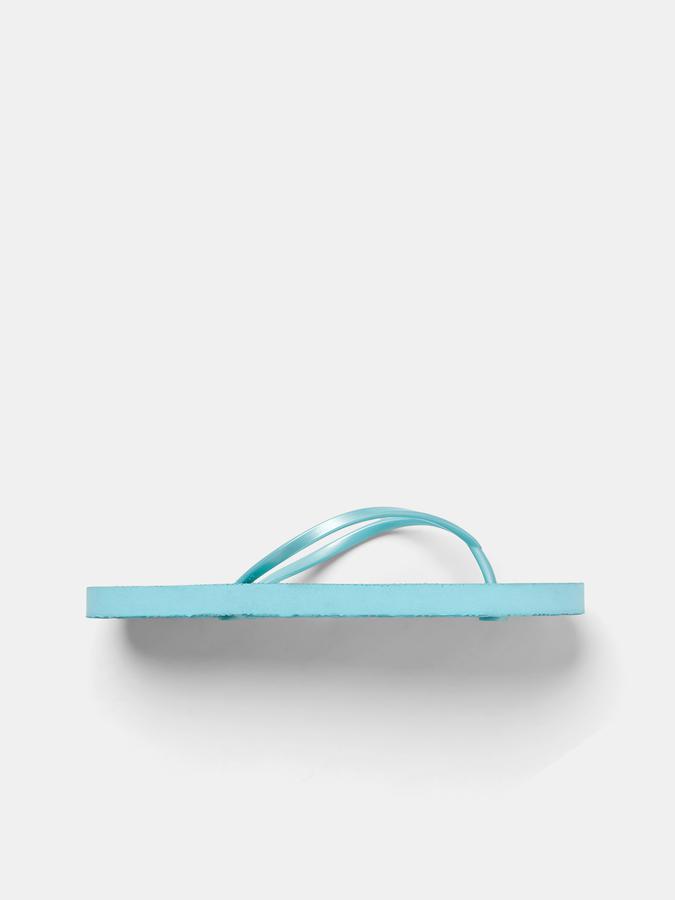 R&B Women Teal Flip Flops image number 1