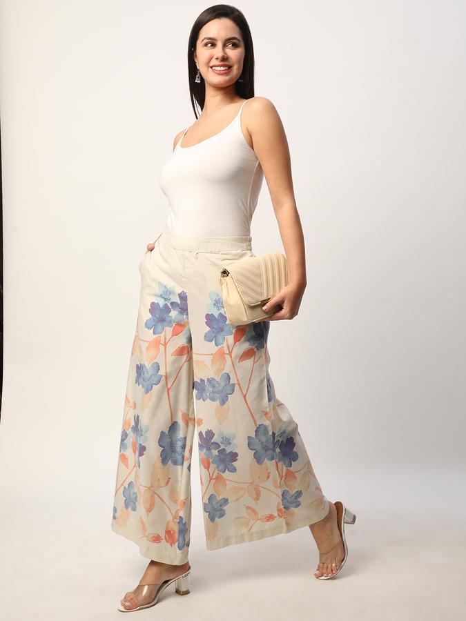 Women Ethnic Printed Pants image number 1