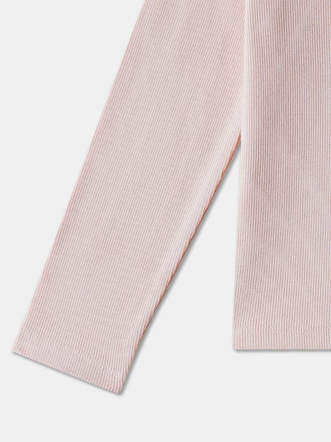 Girls Cotton Regular Fit Crew Neck Long Sleeve Appliqu&eacute; Top