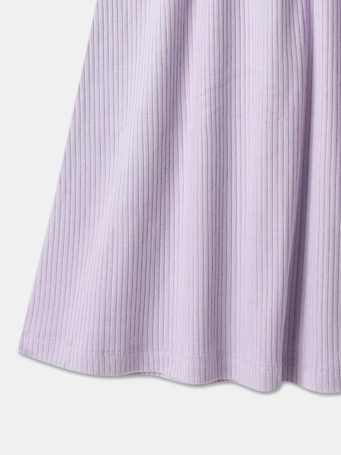 Girls Ribbed A-Line Dress image number 3