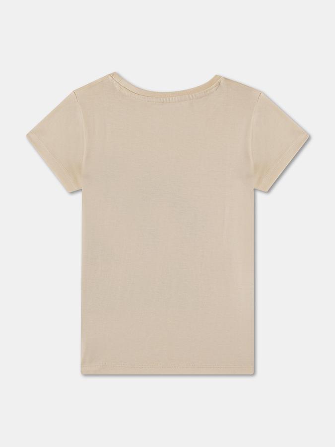 Girls Regular Fit Short Sleeve Crew Neck Graphic T-Shirt