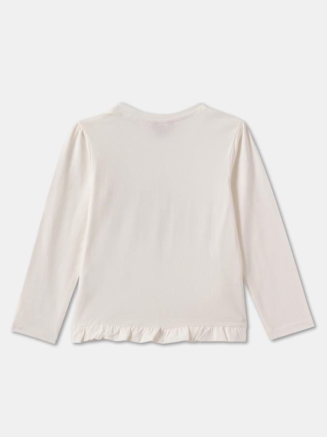 Girls Cotton Blend Knit Top image number 1