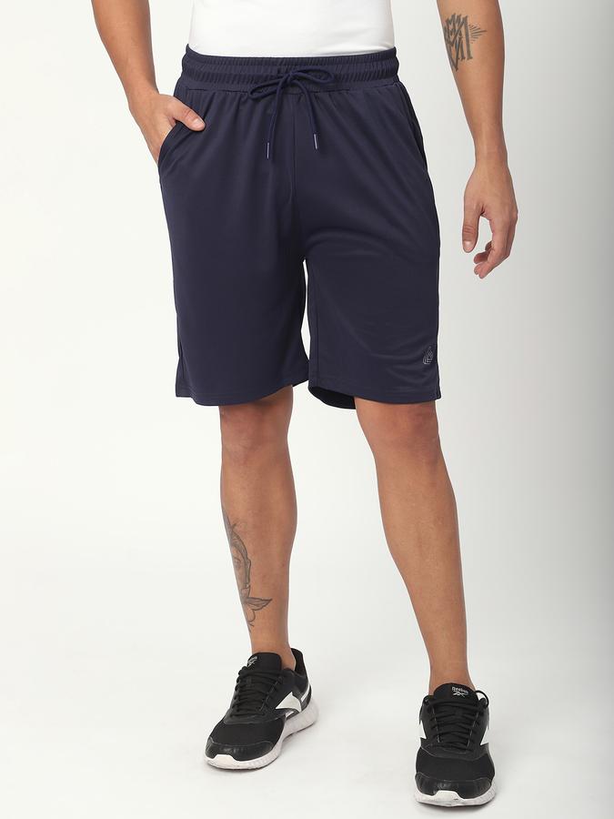 Boys Polyester Regular Fit Drawstring Waist Clean Hem Shorts