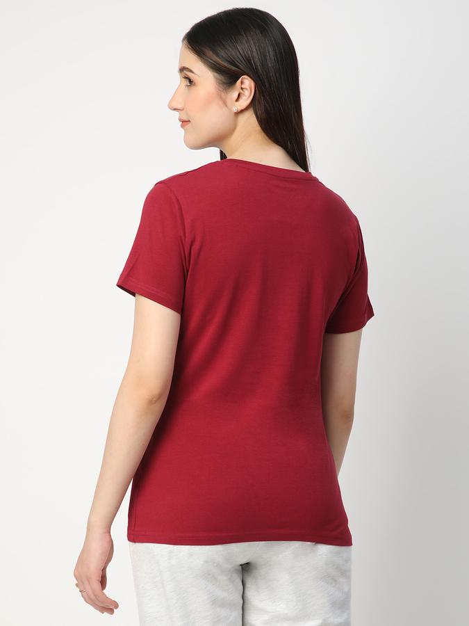 Solid Women Round Neck T-Shirt data-index=