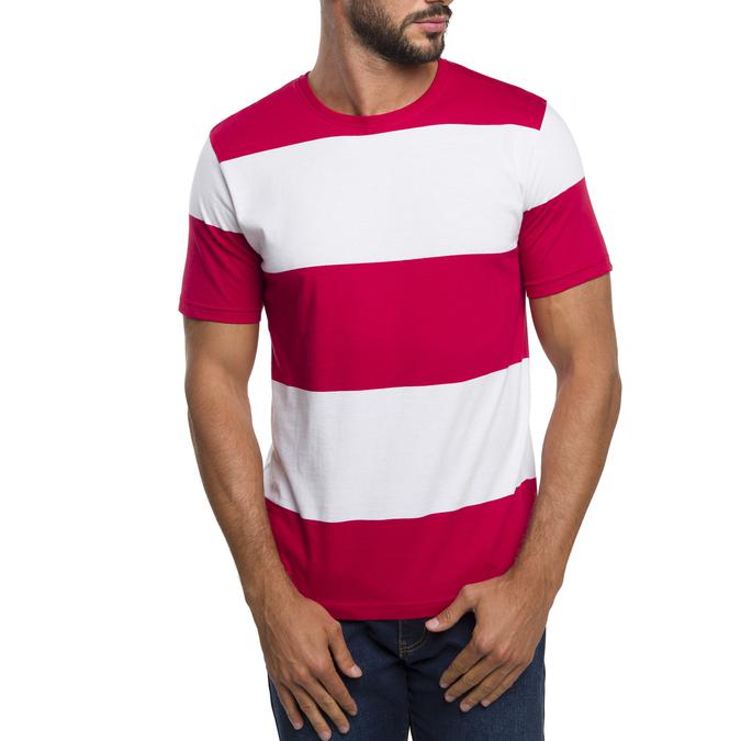 R&B Round Neck Red T-Shirt image number 3