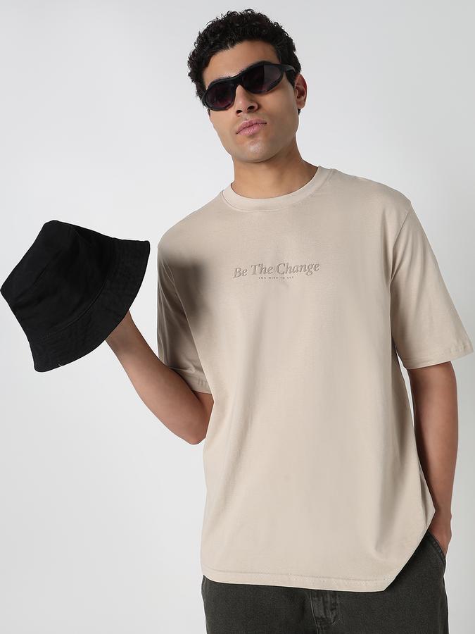 Printed Men Round Neck T-Shirt 