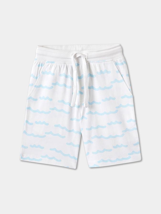 Boys Cotton Graphic Regular Fit Elastic Waist Pyjama Set