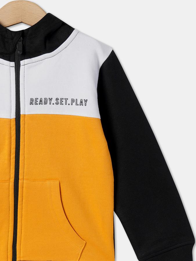 Boys Colourblock Zip-Front Jacket image number 2
