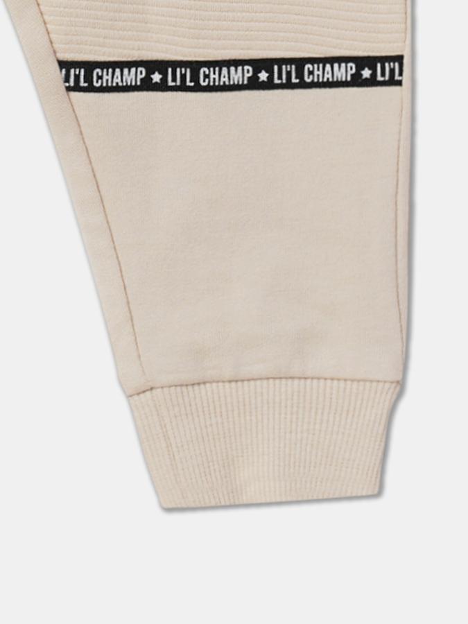 Boys Typographic Print Joggers with Drawstring Waist image number 2