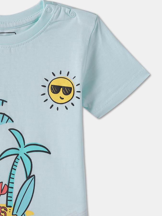 Boys Regular Fit Short Sleeve Crew Neck T-Shirt