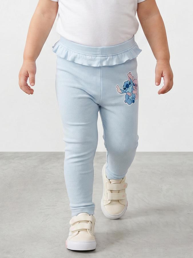 R&B Girl Multi Stitch Printed Cotton Leggings