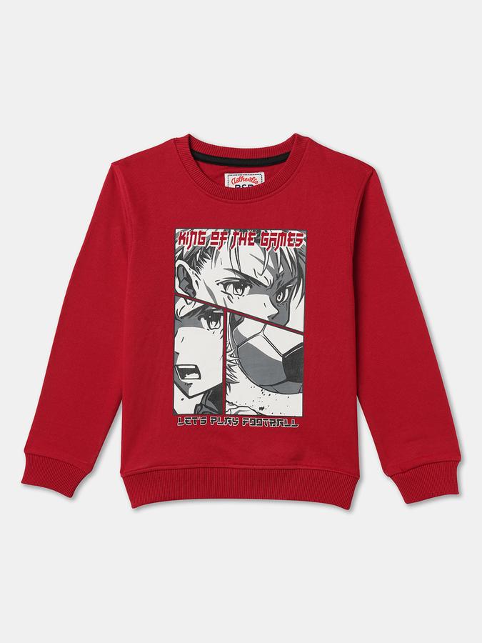 Full Sleeve Graphic Print Boys Sweatshirt