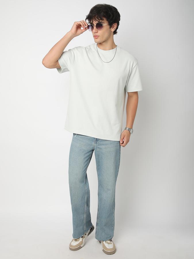 Solid Men Round Neck T-Shirt data-index=
