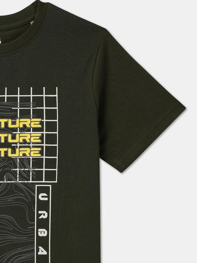 Boys Regular Fit Short Sleeve Crew Neck T-Shirt