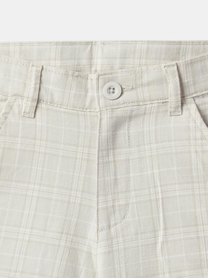 Boys Cotton Regular Fit Mid Waist Clean Hem Shorts