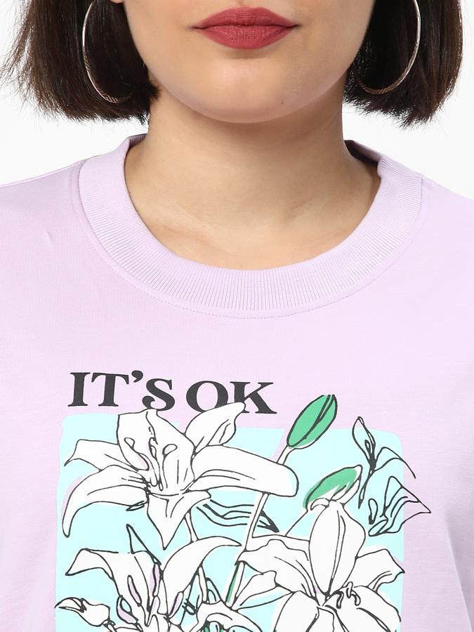 Women Graphic Print Sweatshirt image number 3