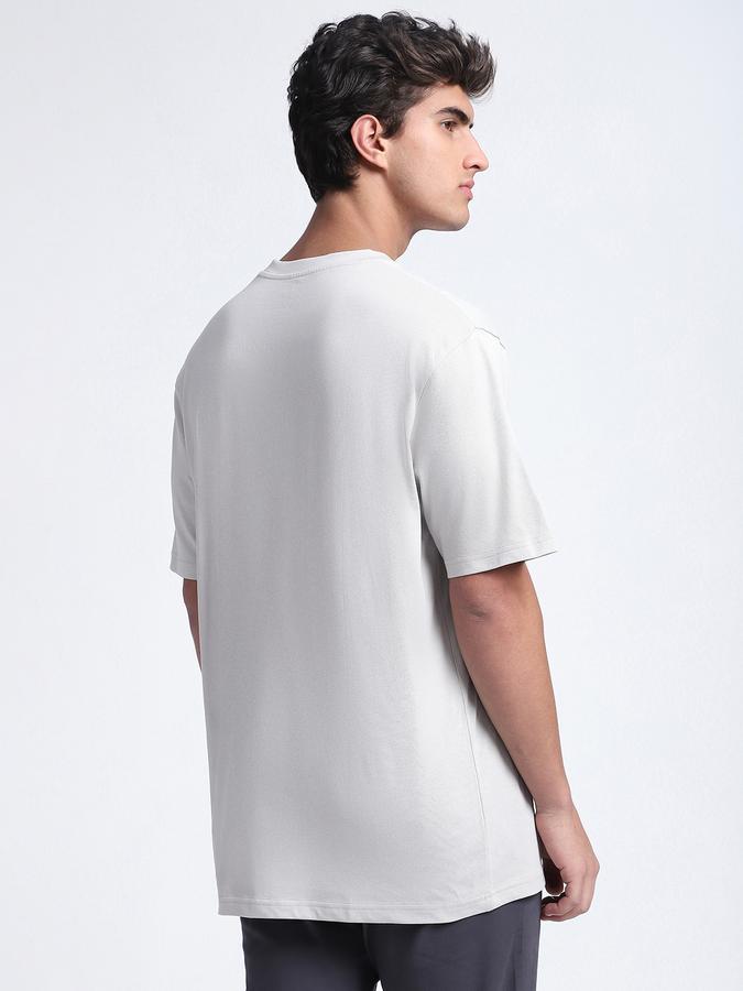 R&B Men's Vapor Grey Printed T-Shirt