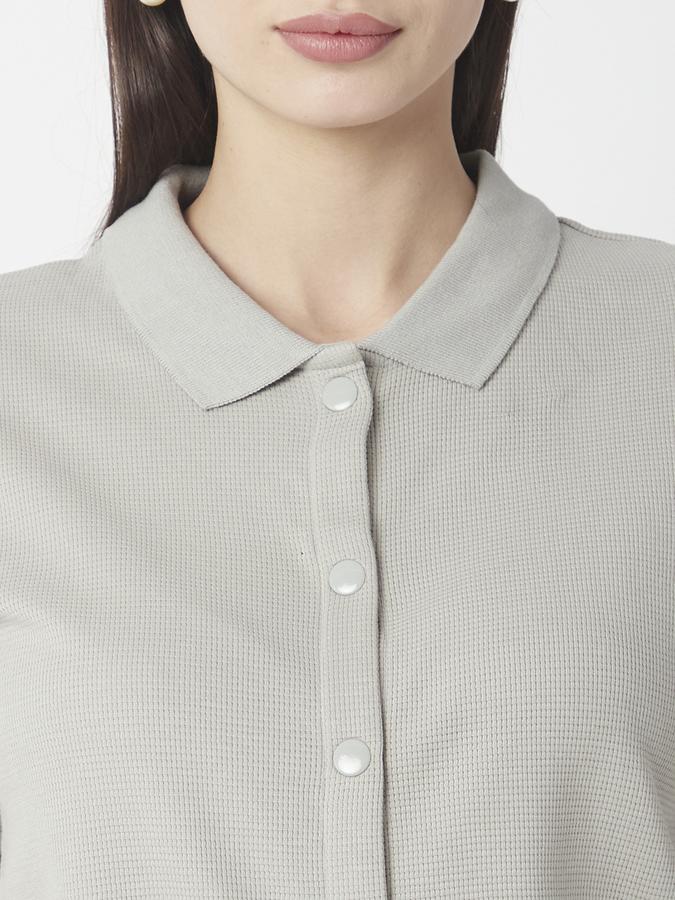 Casual Solid Women Top image number 3