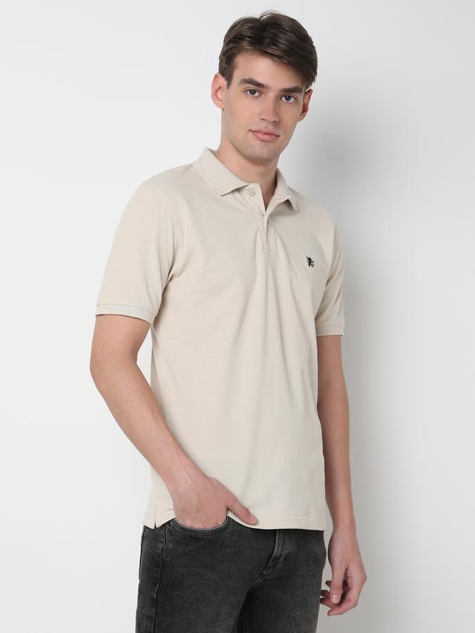 Men Regular Fit Polo T-Shirt with Collar Neck image number 2