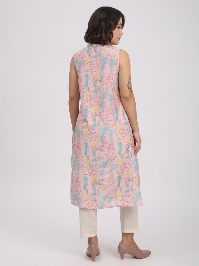 R&B Women Printed Straight Kurta image number 2