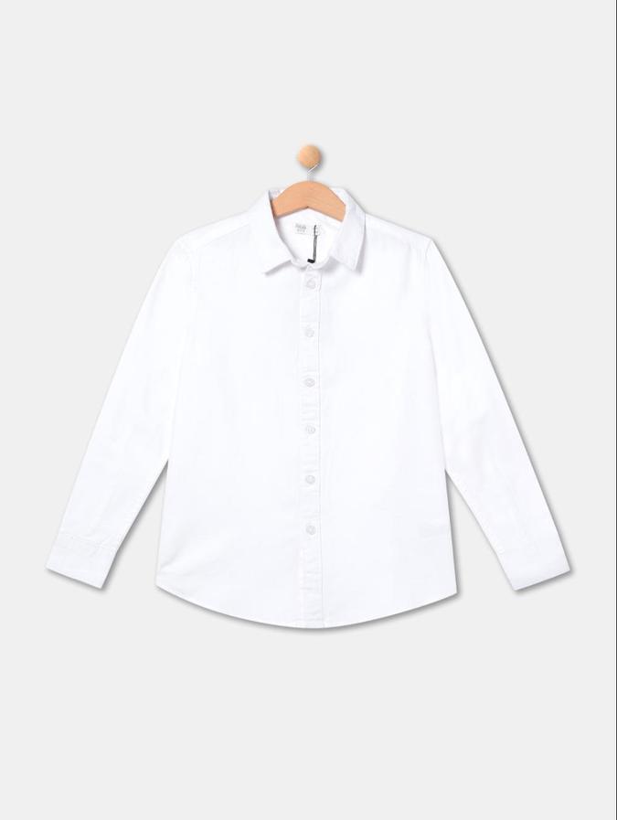 R&B Boys Multicolor Long Sleeves Solid Shirt