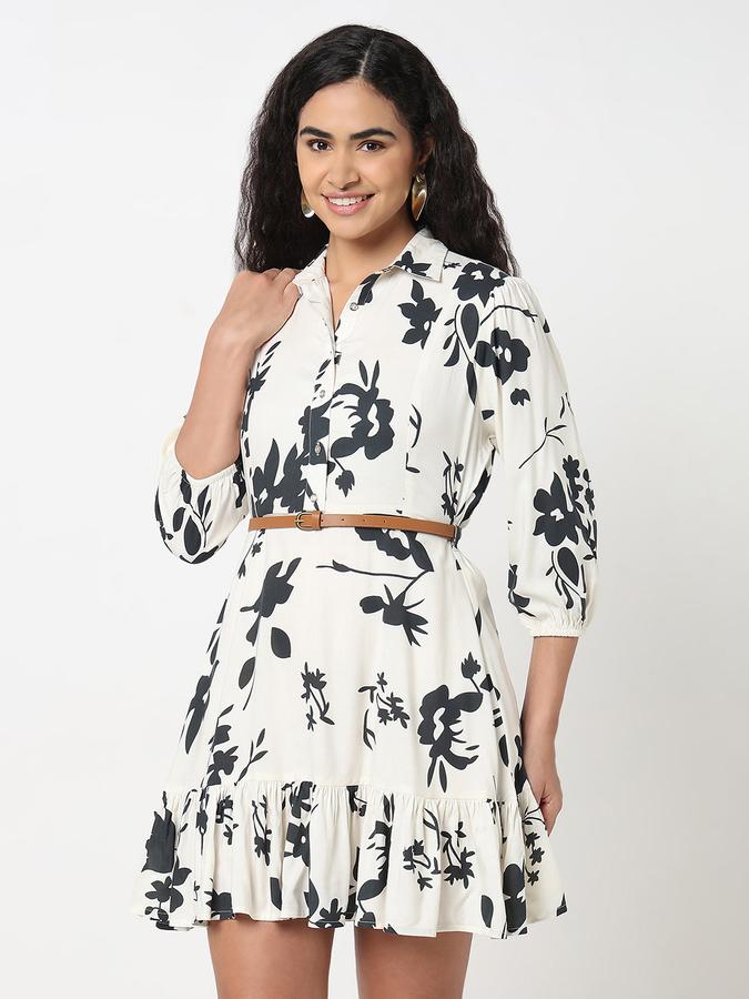 R&B Women A-line Above Knee/Mid Thigh Length Dress  image number 1