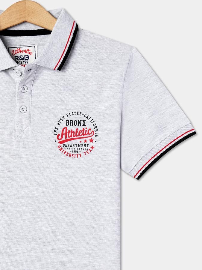 R&B Boy's Solid Polo image number 2