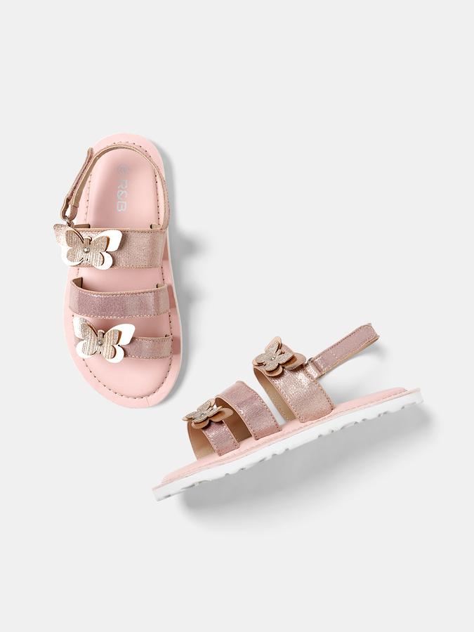 R&B Girls Pink Sandals image number 0